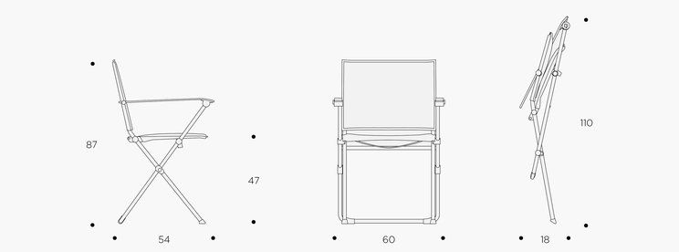 LFM2640_6900 - Chaise pliante Anytime Batyline Duo Ecume - Lafuma - structure acier galvanisé_5