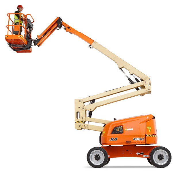 Nacelle articulée diesel JLG - Hauteur de travail 12,33 à 48,15 m - 7 roues motrices et essieu oscillant_5