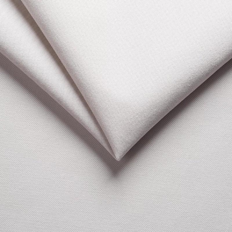 Canapé Stormio convertible express 140 cm - Matelas 16 cm - Dossier haut - Velours blanc nacré_5