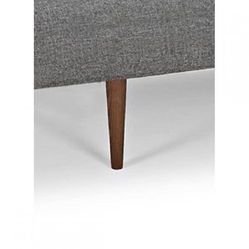 Innovation Living - Canapé-lit Splitback Styletto avec pieds en chêne naturel - Convertible 115x210 cm - Tissu Flashtex Dark Grey_5