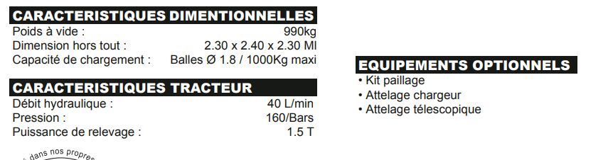 Dérouleuse pailleuse rotative - Atelier 3T - Attelage automatique - Agrisphère_5