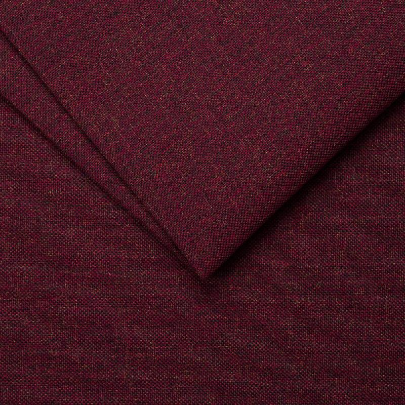 Canapé convertible express Mac Mahon - sommier à lattes 120 cm - matelas 16 cm - tissu tweed rouge mahogany_5