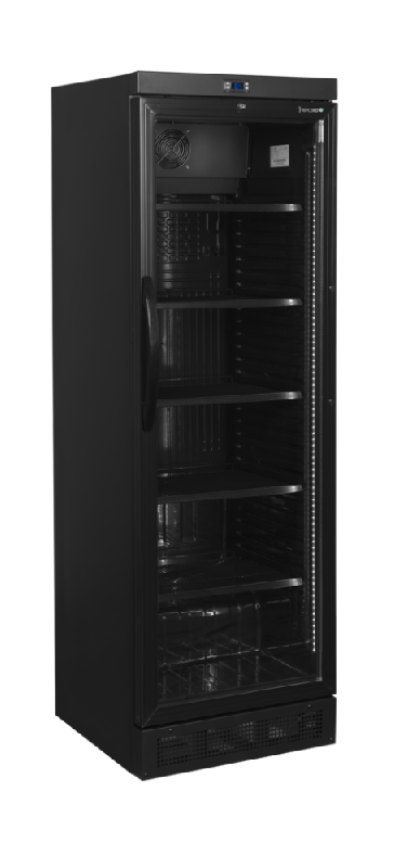 Réfrigérateur à boissons noir - Gamme CEV - porte vitrée LED - froid ventilé - CEV435 BLACK_5