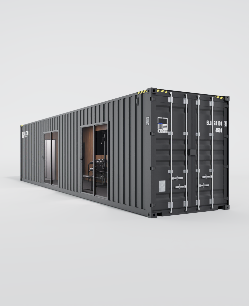 Conteneur Cargo Gym? 40 : un espace d'entraînement haut de gamme pour les passionnés de sport et les professionnels du fitness_5