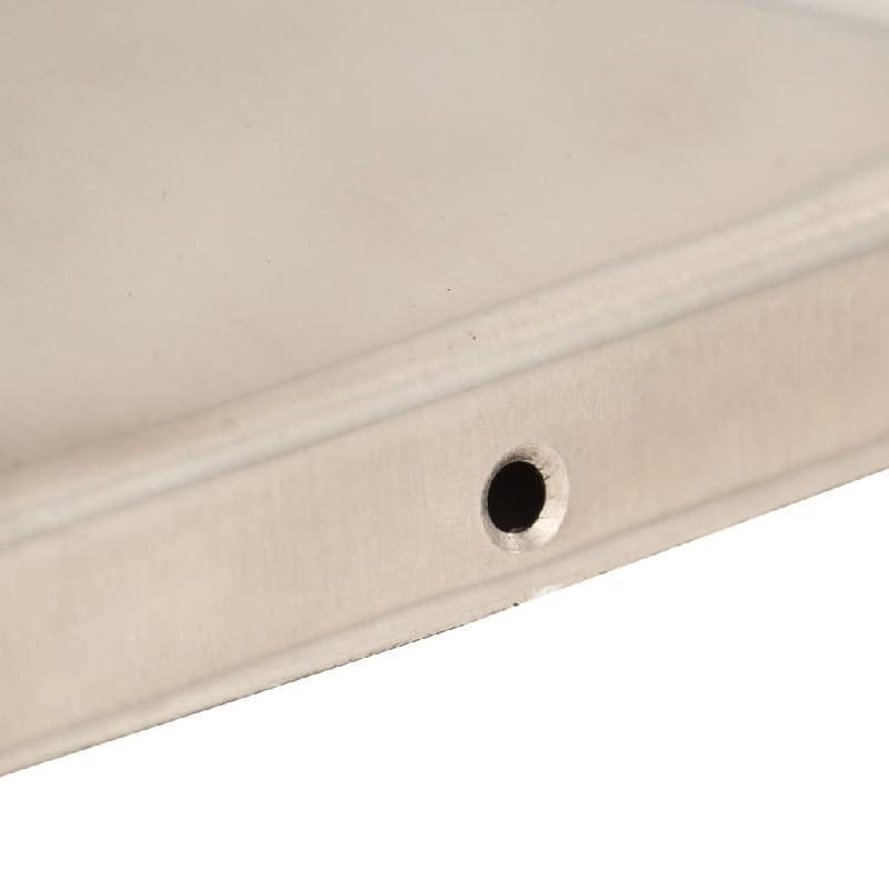 Vidaxl bouchons de poteau de clôture pyramidaux 6 pcs inox 101x101 mm 145488_5