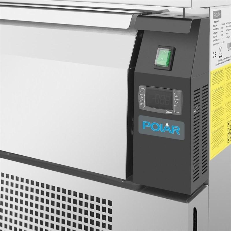 Soubassement double réfrigération 2 tiroirs Série U 6x GN 1/1 DA997 Polar_5
