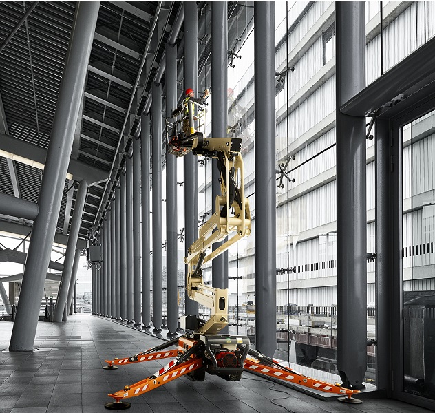 Nacelle articulée à chenilles JLG - hauteur de travail de 13.30 m à 32.48 m - bi-énergie hybride_5