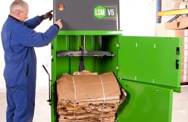 Petite presse à balles verticale - Compacteur pour carton et papier - compactage efficace et standardisé._0