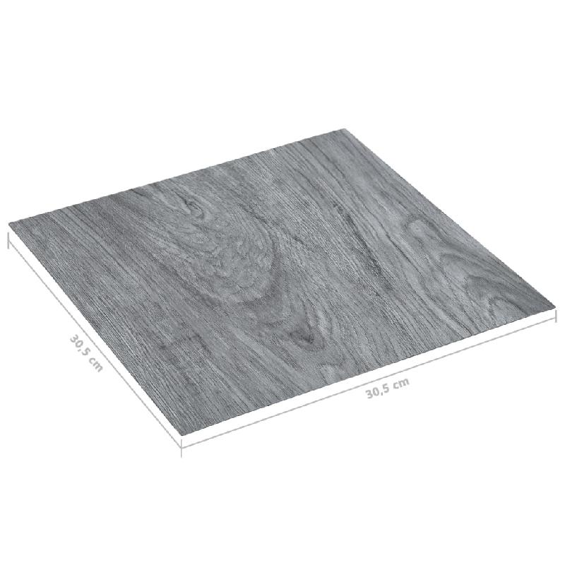 Vidaxl planches de plancher autoadhésives 20 pcs pvc 1,86m² gris clair 330164_5
