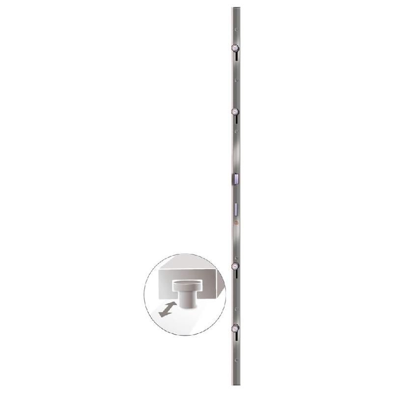 Vidaxl porte d'entrée blanc 108x200 cm pvc 3157082_5