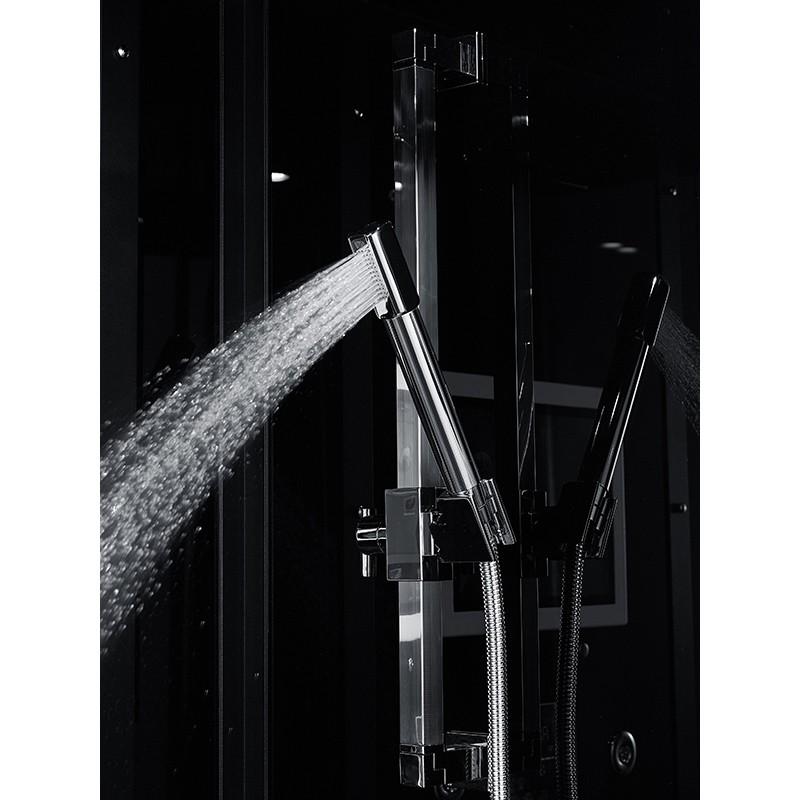 CABINE DOUCHE HAMMAM DUO ARCHIPEL® PRO 145G BLACK (145X95CM) - 2 PLACE_5