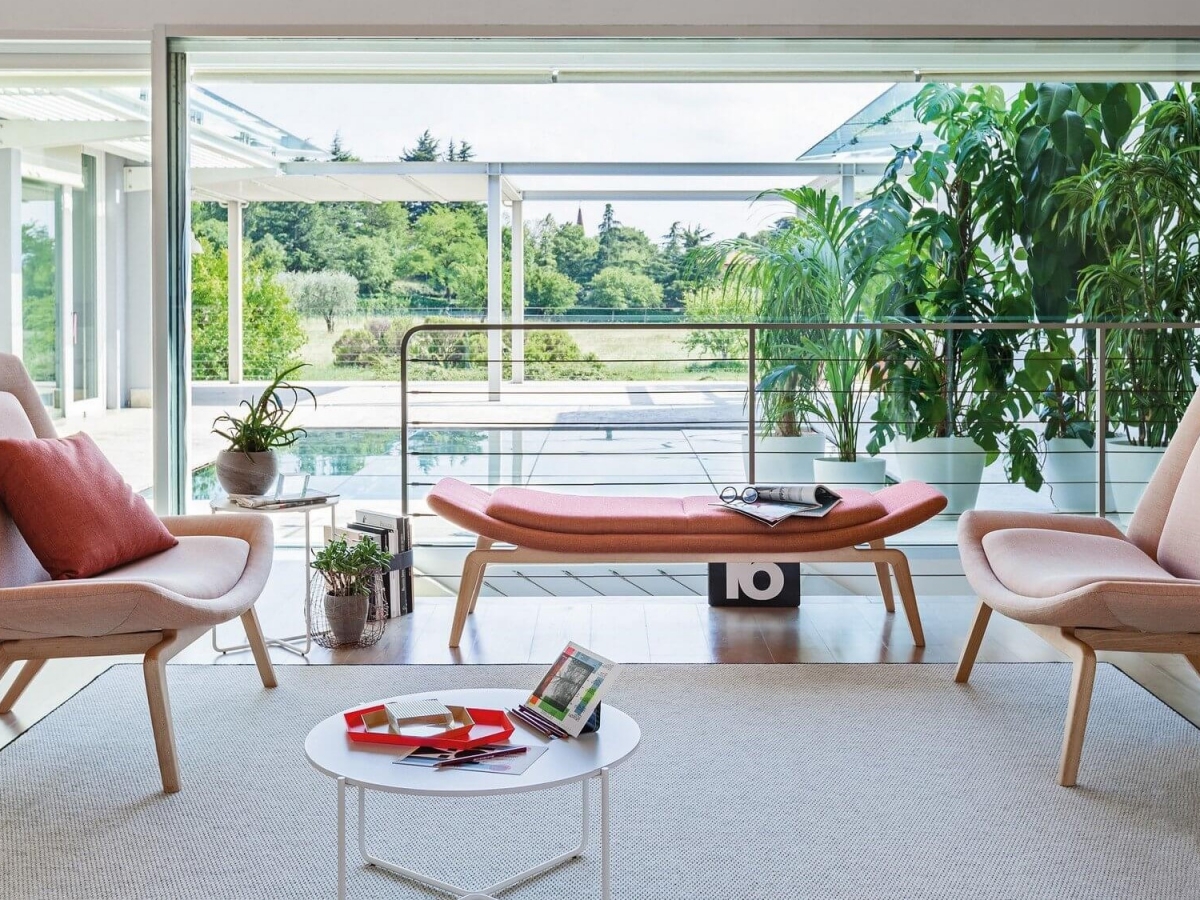 Canapé d'accueil style scandinave - design contemporain NORDIC - personnalisable et confortable_5