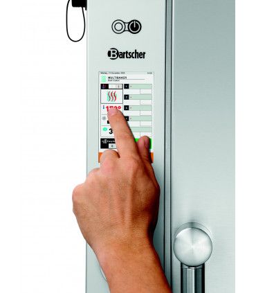 Four mixte à vapeur professionnel, avec fonction air ventilé, cuisson vapeur et cuisson à basse température - silversteam 5111d réf. 117725 bartscher_5