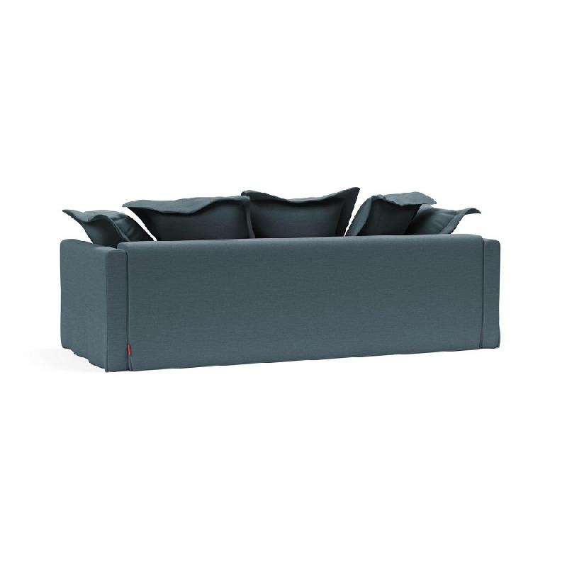 Canapé-lit design convertible Pascala 200x140 cm - Tissu Vivus Dusty Blue - Innovation Living_5