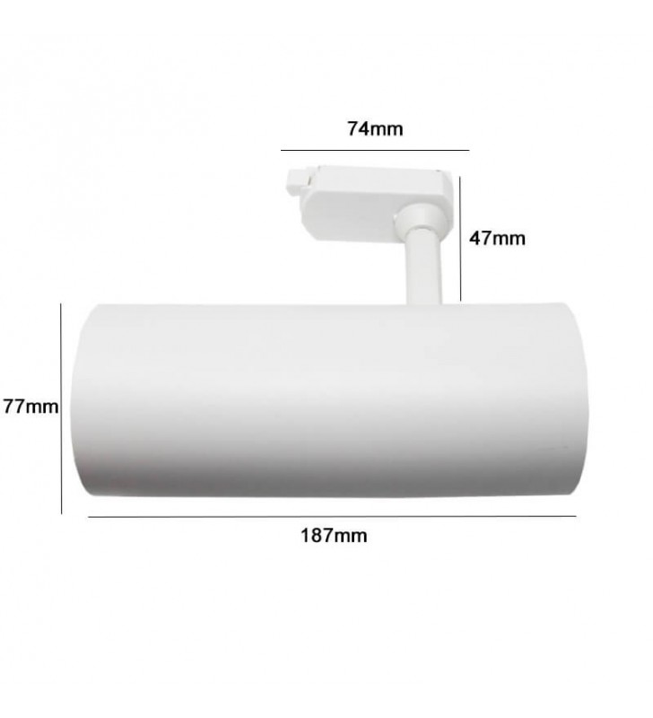 Spot LED 30W Monophasé - DOB Driverless - 24° - Dimmable - Noir - Réf 4798C2_5