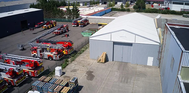 Entrepôt de stockage en structures métallo textiles - Polyvalents, durables, compétitifs - PREMIUM_5