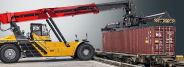 ReachStackers SANY pour un transbordement ultra rapide de la route aux rails -  Capacité de 45T - SRS4535G5-4540G5_5