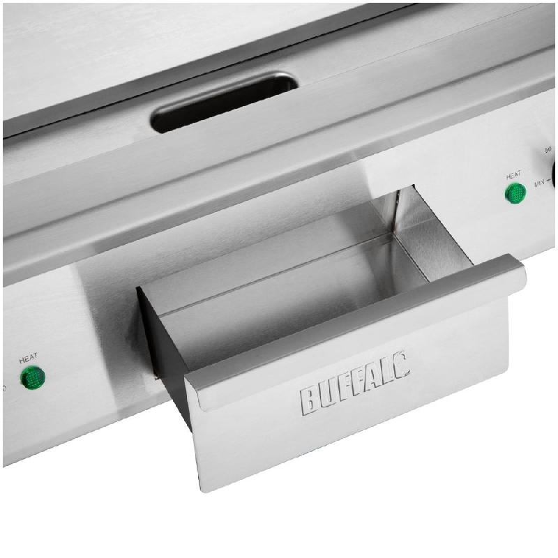Plancha électrique en chrome double zone L 790 mm - Buffalo - JE876_5