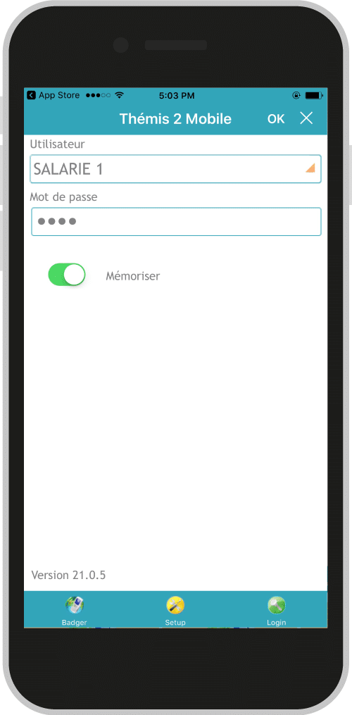 Application mobile de pointage Thémis - Compatible iOS et Android avec géolocalisation et synchronisation en temps réel_5