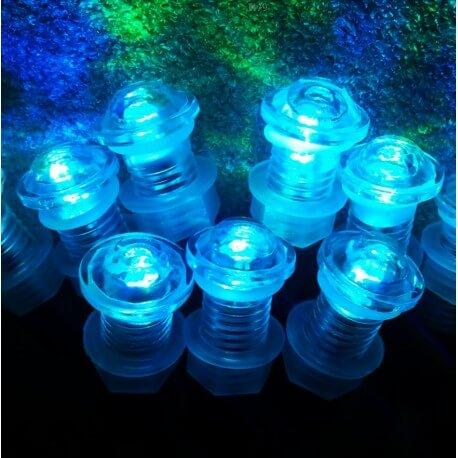 Lot de 9 luminaires chromothérapie étanches IP68 - 12V - Pour salle de bain, hammam ou spa_5