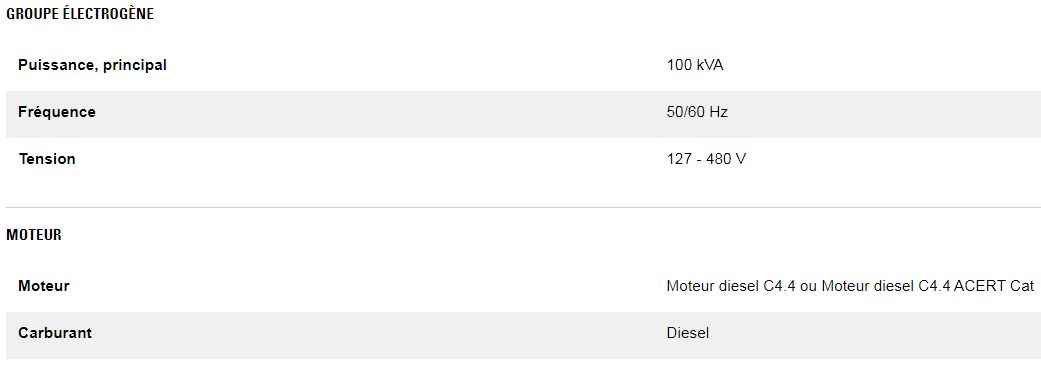 Xqp100 groupes électrogènes industriel mobile de location - caterpillar - puissance principale 100 kva_5