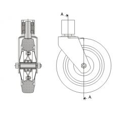 Chariot préparation de commandes - 4 étagères - escabeau pliant intégré - capacité jusqu'à 600 kg_5