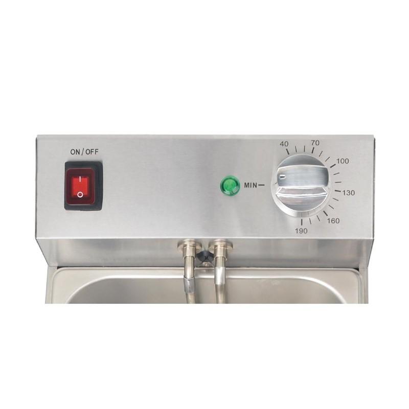 Friteuse 5 litres simple bac en inox_5
