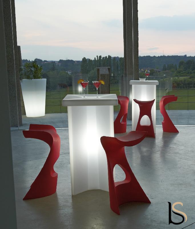 Tabouret haut Konkord - Slide - Vert foncé_5