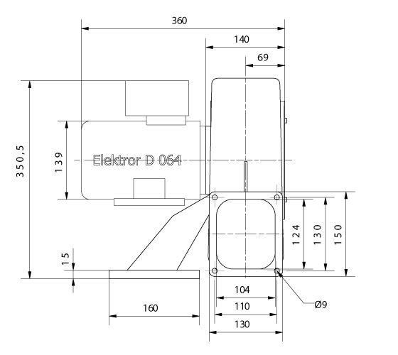 D 064 - Ventilateur ATEX Elektror - Jusqu'à 95 m³/min et 2.200 Pa - Zones 1, 2 et 22_5