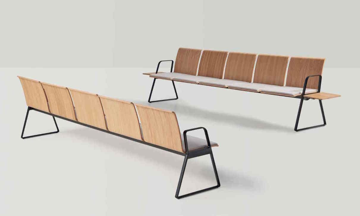 Line-Tapiz - Banc sur poutre rembourré et modulable avec large assise 60 cm_5