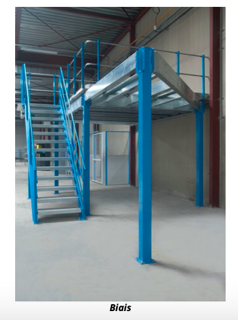 Plateforme de stockage / mezzanine sur mesure_5