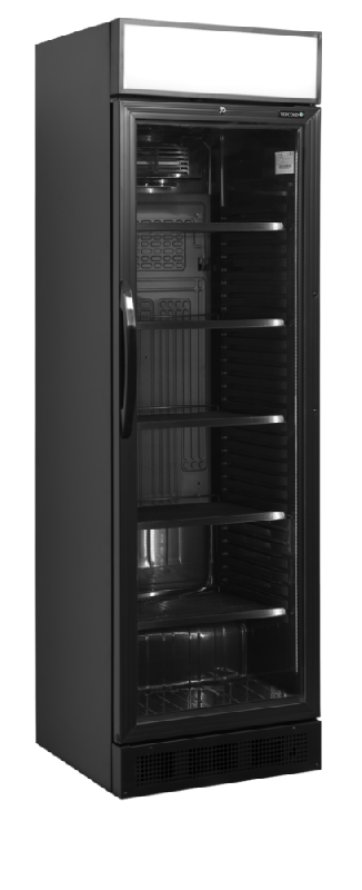 Réfrigérateur à boissons noir - Gamme CEV - porte vitrée LED - froid ventilé - CEV425CP BLACK_5