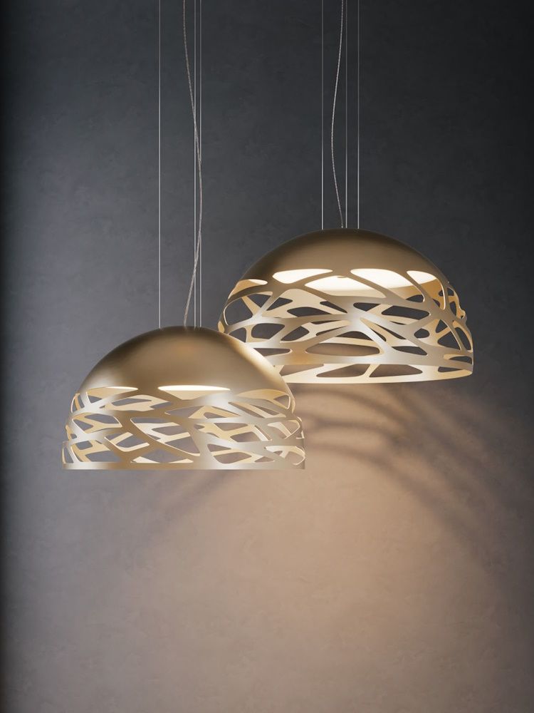Suspension LED Kelly - Sphère sculpturale avec découpes laser et jeu de lumières_5