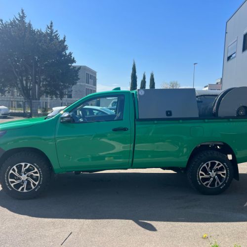 Hydrocureur combiné 4x4 Toyota Hilux - Assainissement, débouchage et nettoyage des réseaux d'égouts - Débit de 90 L/min à 175 bars, à 37 L/min à 400 bars_5