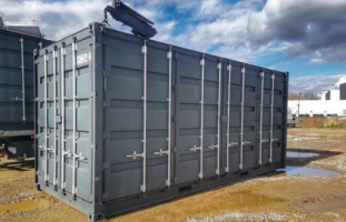 Container maritime 20 pieds open side high cube -Structure en acier CORTEN soudé - Occasion ou 1er voyage_5