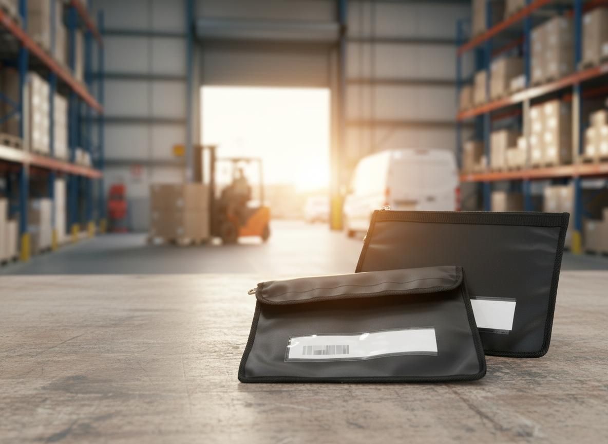 Sacoche porte documents véhicule avec rabat pour transport sécurisé_4