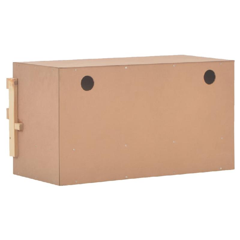 Vidaxl pondoir 3 compartiments 72x33x38 cm bois de pin massif 170654_5