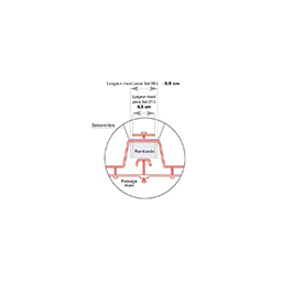 Jardinière en polyéthylène recyclable - Facile à manipuler - Rambarde - 21 coloris - Réserve d'eau amovible_5