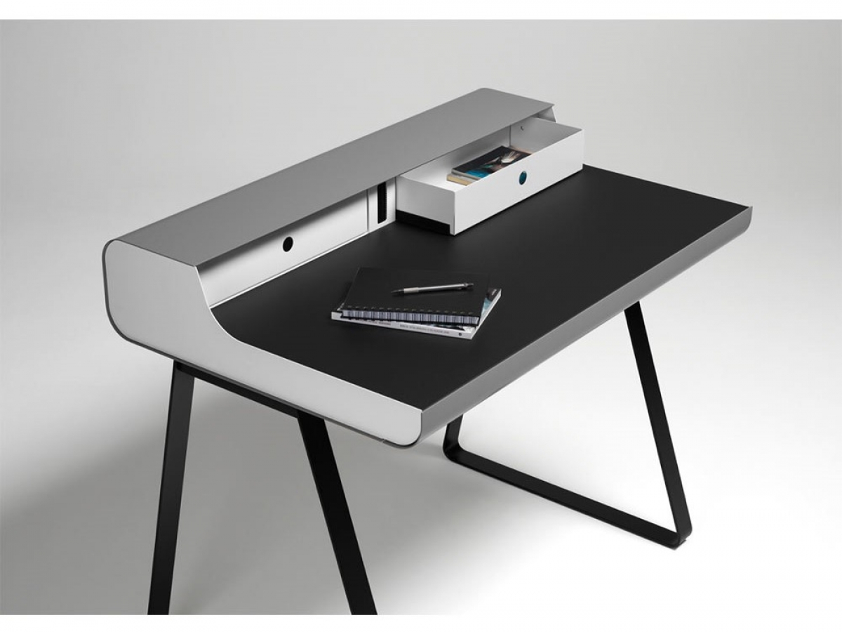 Bureau secrétaire home office en métal PS 10 - Design élégant et fonctionnel avec options sur mesure_5