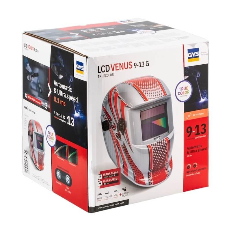 Cagoule de soudage lcd venus 9/13g red - true color - GYS_5