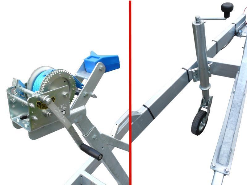 7m-2m20 1x1800kg - 1800 kg - VLEMMIX - Remorque Porte-Bateau_5