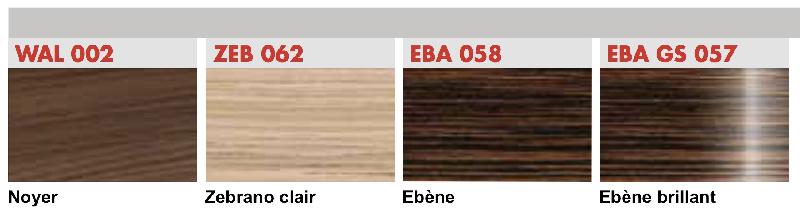 Bureau de direction sur crédence Anyware - MARTEX. - Zebrano clair_5