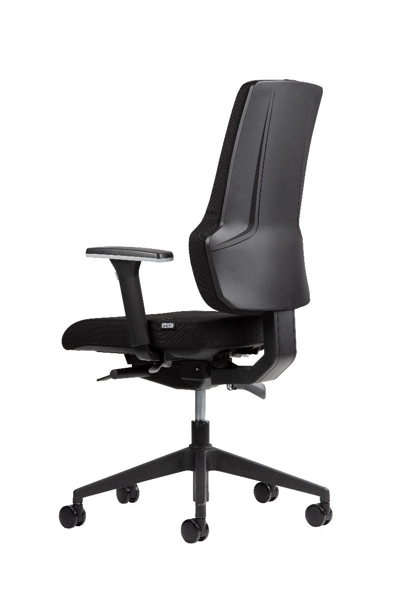Chaise de bureau ergonomique et professionnelle - THECHAIR avec appui-tête réglable en option, soutien lombaire et accoudoirs 4D_5
