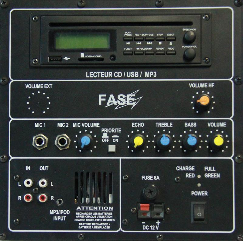 Pupitre de conférence en plexi amplifié - 450 Watts - Liaison HF sans fil - Micro flexible 40 cm_5