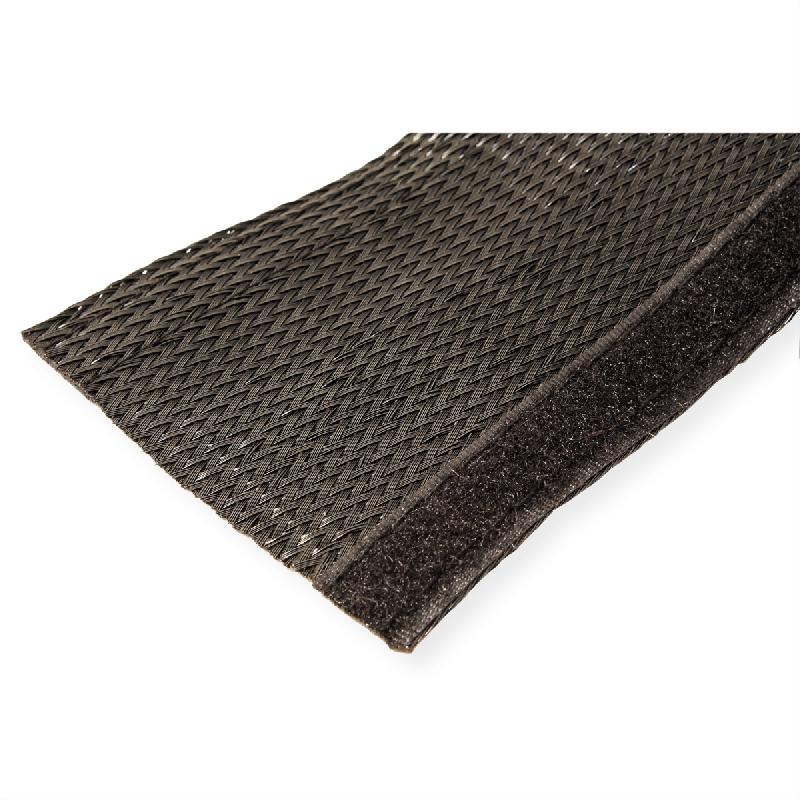 ROLINE Tuyau passe-câbles en PVC, noir, 2,5 m_5