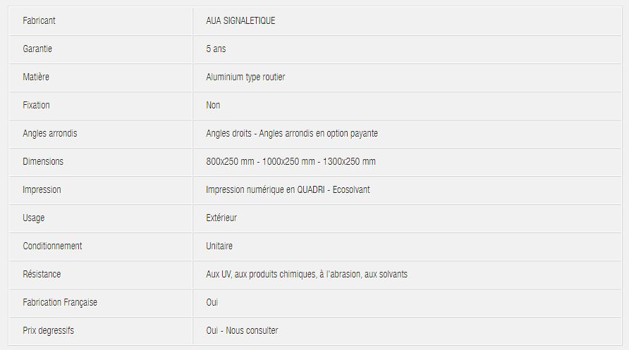 10004df_1 - Panneau directionnel en aluminium type routier - AUA Signalétique_5