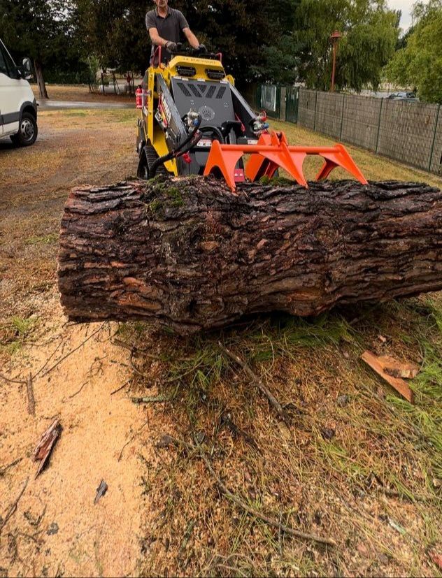 Grappin crocodile multifonction - porte-outils Toro Dingo, Ditch Witch, Vermeer - vérin 1000 kg - largeur 107 cm_5