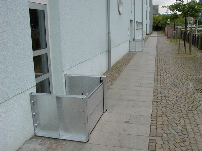 Système de protection contre les inondations pour maison individuelle ou site industriel - Flo-Dem 50K - Aluminium léger, hauteur max 3m_5