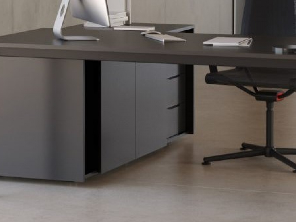 Bureau d'angle opératif administratif I POP - Gamme complète avec finitions de qualité et options évolutives_5