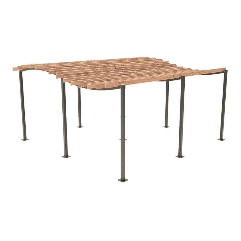 Pergola Océan bois acier_5